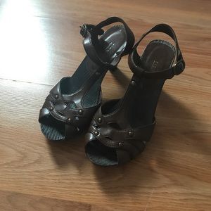 🎈sale🎈Fioni Heels With Strap Brown